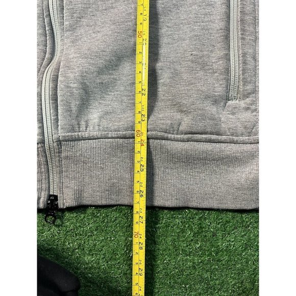 Oakley Jacket Men XL Gray Crew Neck Long  Sleeves Full Zip Up Double Pockets - Picture 5 of 5